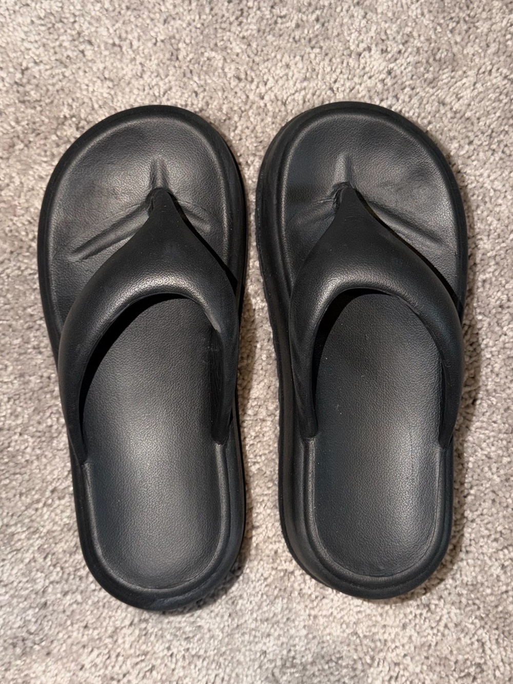 Women's Black Foam Slide Sandals